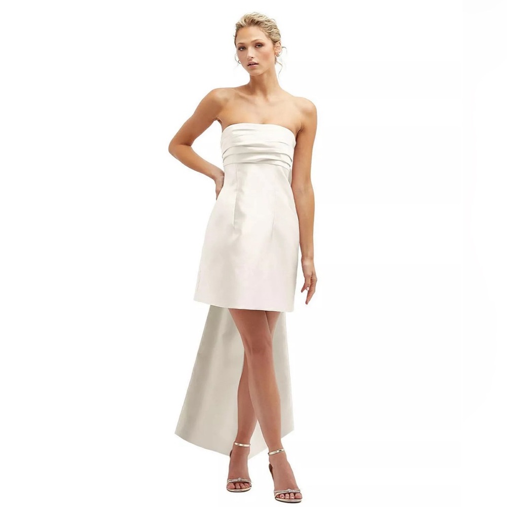 Alfred Sung Strapless Bow Dress